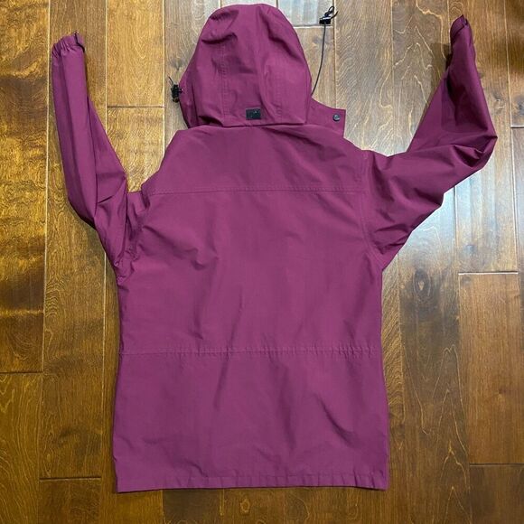 REI Outdoors Vintage 90s Cranberry Red Gore Tex Full Zip Jacket Women's Size 12 - Picture 5 of 9